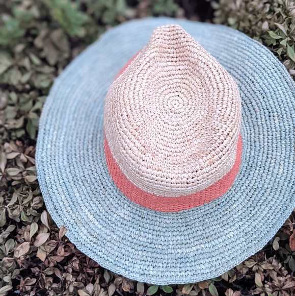 Sun N Sand woven hat tri-color - Picture 4 of 11